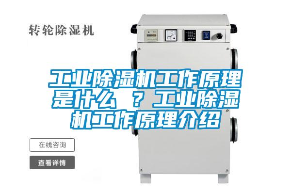 工業除濕機工作原理是什么 ？工業除濕機工作原理介紹