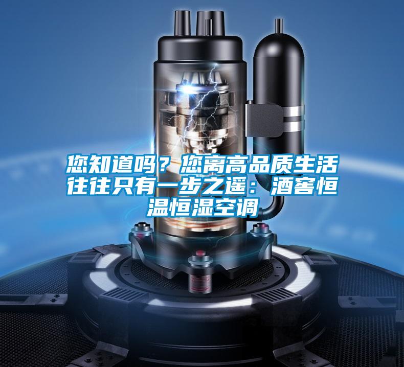 您知道嗎？您離高品質(zhì)生活往往只有一步之遙：酒窖恒溫恒濕空調(diào)