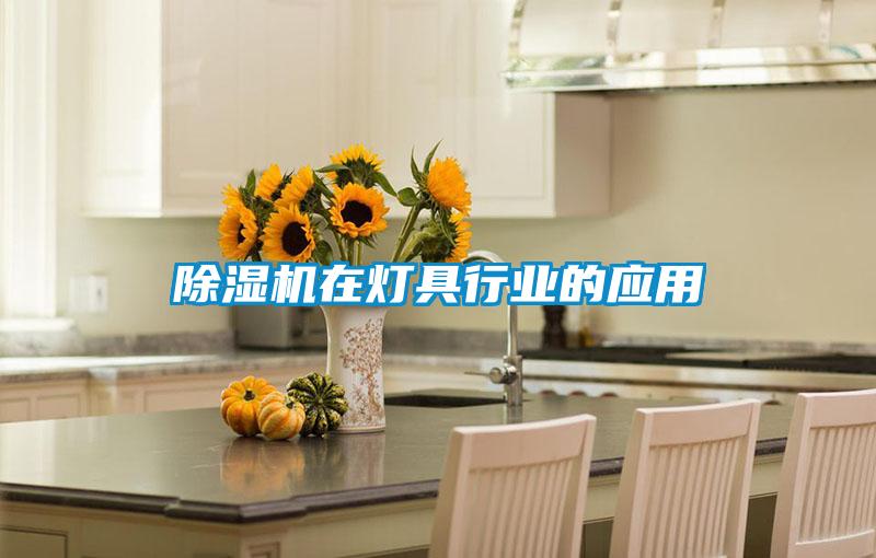 除濕機在燈具行業(yè)的應用