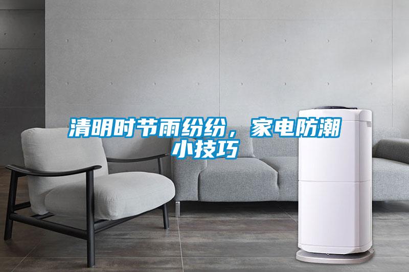 清明時節雨紛紛，家電防潮小技巧