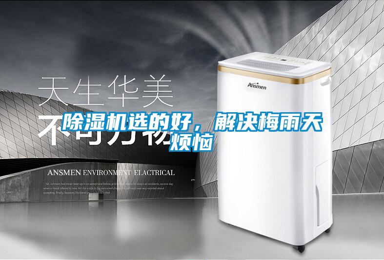 除濕機選的好，解決梅雨天煩惱