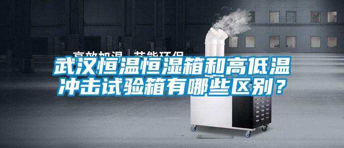 武漢恒溫恒濕箱和高低溫沖擊試驗箱有哪些區(qū)別？