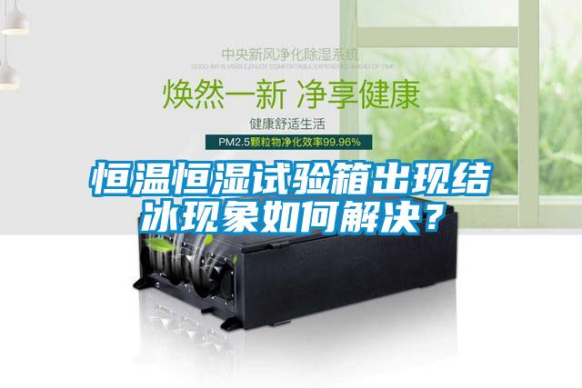 恒溫恒濕試驗箱出現(xiàn)結(jié)冰現(xiàn)象如何解決？