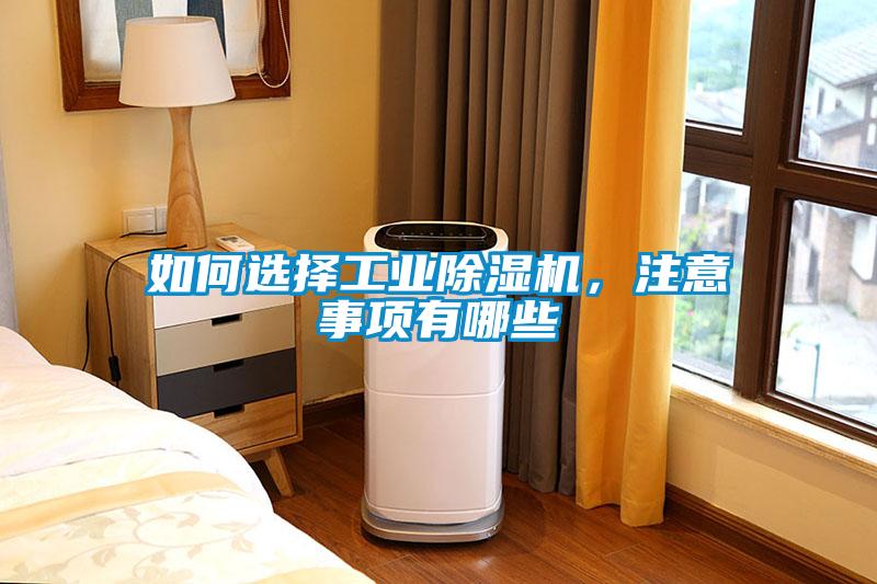 如何選擇工業除濕機，注意事項有哪些