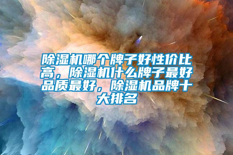 除濕機哪個牌子好性價比高，除濕機什么牌子最好品質(zhì)最好，除濕機品牌十大排名