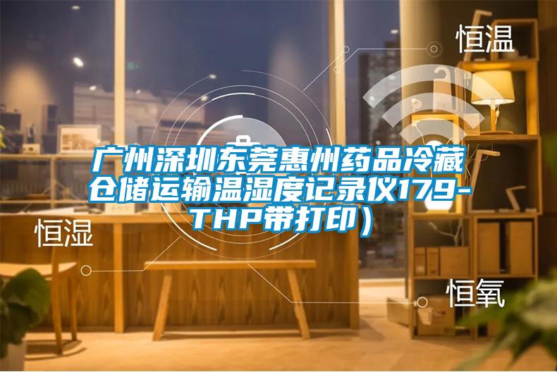 廣州深圳東莞惠州藥品冷藏倉(cāng)儲(chǔ)運(yùn)輸溫濕度記錄儀179-THP帶打印）