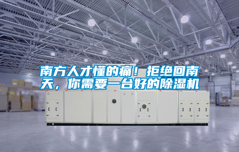 南方人才懂的痛！拒絕回南天，你需要一臺好的除濕機