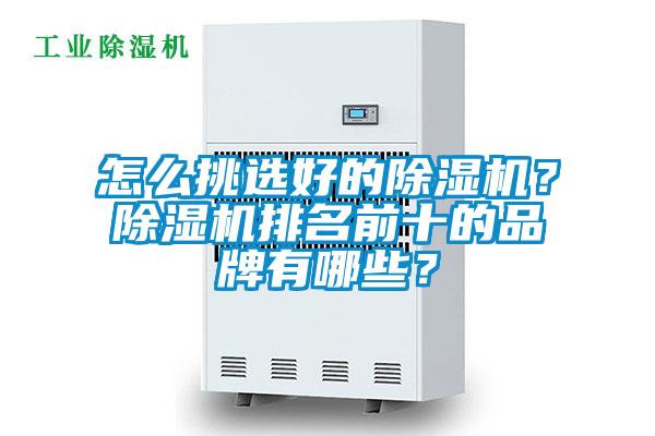 怎么挑選好的除濕機？除濕機排名前十的品牌有哪些？