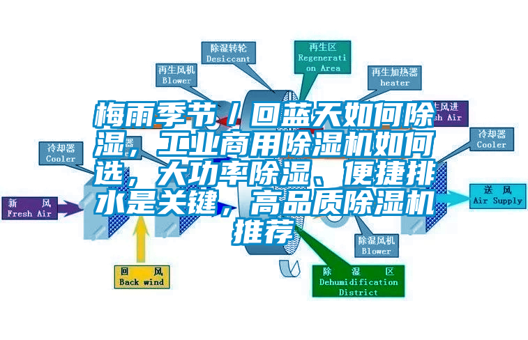 梅雨季節(jié)／回藍天如何除濕，工業(yè)商用除濕機如何選，大功率除濕、便捷排水是關(guān)鍵，高品質(zhì)除濕機推薦
