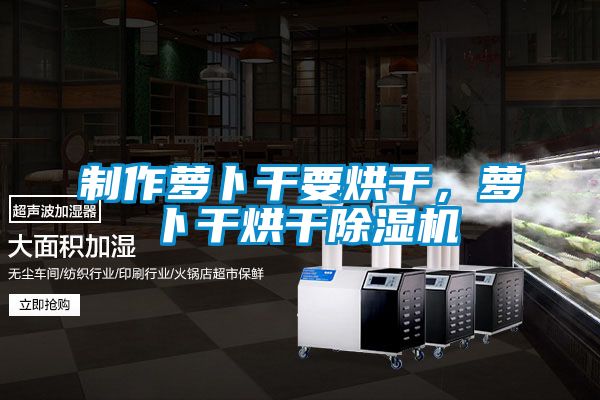 制作蘿卜干要烘干，蘿卜干烘干除濕機