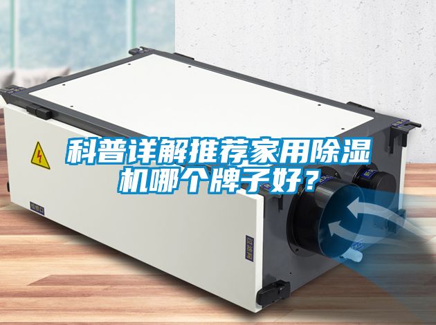 科普詳解推薦家用除濕機哪個牌子好？