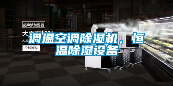調(diào)溫空調(diào)除濕機，恒溫除濕設備